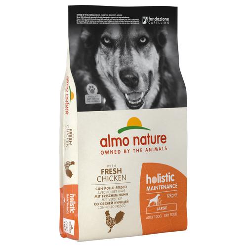 2x12kg Huhn & Reis Large Almo Nature Holistic Hundefutter trocken