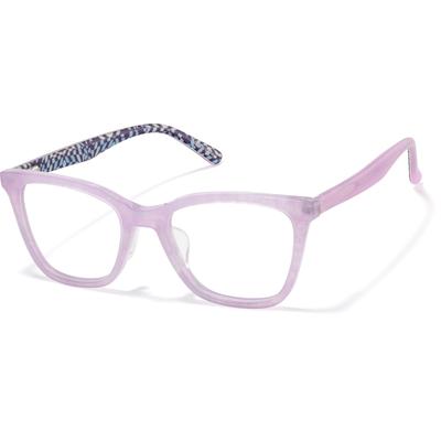 Zenni Girls Cat-Eye Glasses Purple Plastic Full Rim Frame