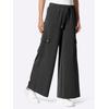 Jerseyhose HEINE, Damen, Gr. 36, Normalgrößen, schwarz, 50% Modal, 44% Polyester, 6% Elasthan, unifarben, Hosen