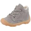 Lauflernschuh PEPINO BY RICOSTA "Colin WMS: weit", Kinder, Gr. 24, grau, Leder, casual, Schuhe, Babyschuh, Winterstiefel mit Warmfutter, Größenschablone zum Download