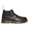 Chelseaboots DR. MARTENS "2976 LO", Damen, Gr. 36, schwarz, Leder, klassisch, Schuhe, Chukka, Boots, Schlupfstiefel mit Stretcheinsatz