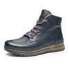 Winterboots ARA "OSAKA", Damen, Gr. 4,5 (37,5), blau (dunkelblau), Glattleder, unifarben, sportlich, Schuhe, Schnürboots, High Top Sneaker in H-Weite