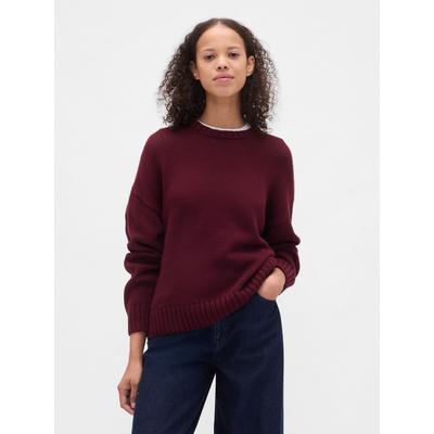 Gap Burgundy Red Relaxed Sweatshirt