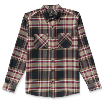 Volcom - Netastone Flannel L/S - Hemd Gr M braun Image