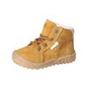 Schnürstiefelette PEPINO "Pepino Stiefelette Leder", Damen, Gr. 24, gelb (mustard), Leder, casual, Schuhe