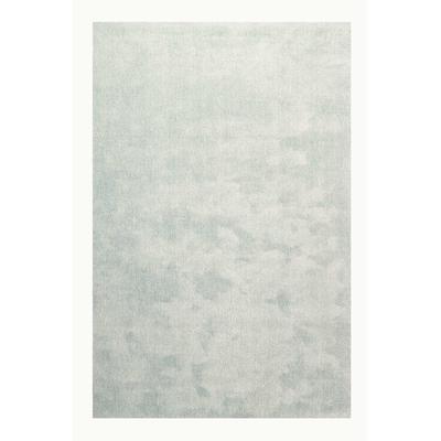 Teppich HOMIE LIVING "Sienna", grün (pastellgrün), B:70cm H:20mm L:140cm, Polyester, Teppiche, Hochflor, Microfaser, uni, weich & kuschelig, Wohnzimmer, Schlafzimmer Image