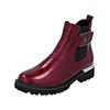 Stiefelette REMONTE "Remonte Stiefelette Lederimitat/Textil", Damen, Gr. 42, rot (rot, schwarz), Lederimitat, Textil, casual, Schuhe