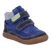 Winterstiefel RICHTER "Samy WMS: Mittel", Kinder, Gr. 23, grau (grau, blau), Veloursleder, casual, Schuhe, Winterschuh mit WMS und Warmfutter, Größenschablone zum Download