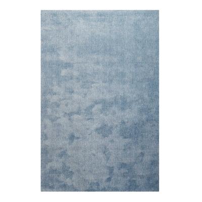 Teppich HOMIE LIVING "Sienna", blau (blau meliert), B:160cm H:20mm L:230cm, Polyester, Teppiche, Hochflor, Microfaser, uni, weich & kuschelig, Wohnzimmer, Schlafzimmer Image
