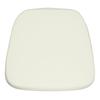 Flash Furniture Chiavari Soft Fabric Chiavari Chair Cushion in White | 1.75 H x 15 W x 15 D in | Wayfair LE-L-C-WHITE-GG