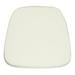 Flash Furniture Chiavari Soft Fabric Chiavari Chair Cushion in White | 1.75 H x 15 W x 15 D in | Wayfair LE-L-C-WHITE-GG