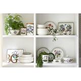 Portmeirion Botanic Garden Oval Nesting Bowls 8"/9" Porcelain China/Ceramic in Green/White | 3.75 H in | Wayfair 605245