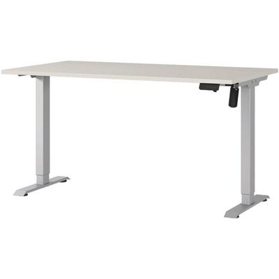 Germania-Werke Schreibtisch höhenverstellbar (elektrisch) »Boras« 140 cm Kaschmir/Silber, 140x119x80 cm Image