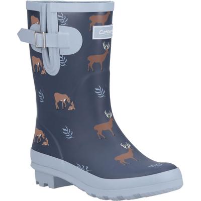 Cotswold - Damen Gummistiefel "Woodland", Rotwild (Marineblau) Image