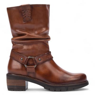 Pikolinos Damen-Stiefeletten, mittelhoch, cuerobraun, Leder, San Sebastia Image