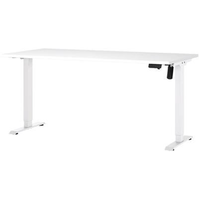Germania-Werke Schreibtisch höhenverstellbar (elektrisch) »Boras« 160 cm weiß, 160x119x80 cm Image