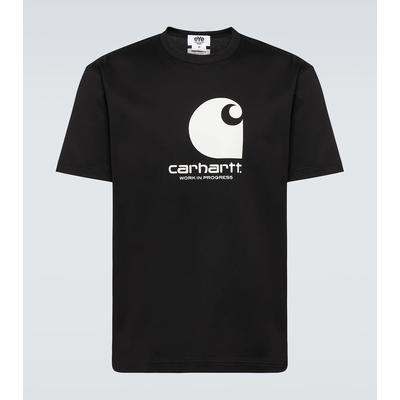X Carhartt Logo Cotton Jersey T-Shirt