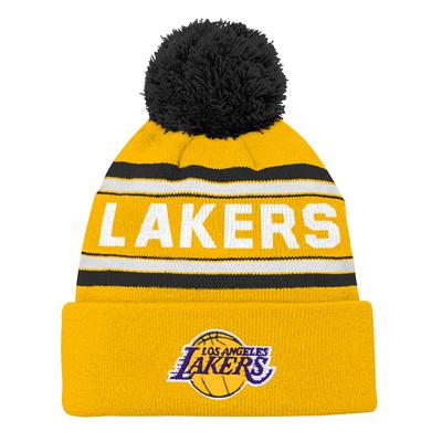 Los Angeles Lakers Strickmütze mit Bommel – Jugendliche Image