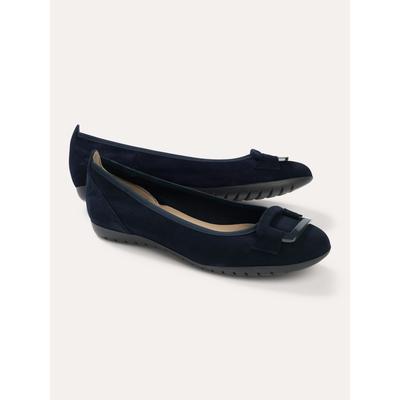 Walbusch Damen Soft Ballerinas Blau noch offen: Muster