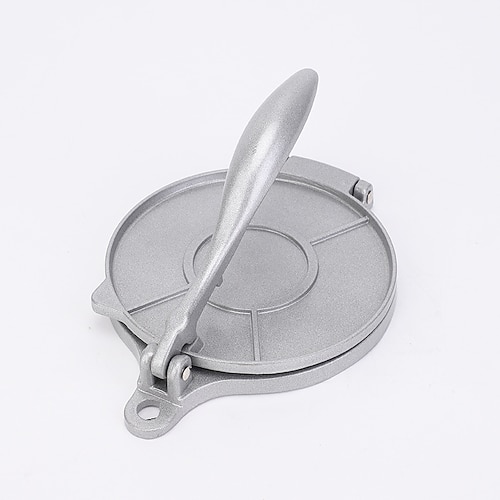 macchina per tortillas manuale in lega di alluminio, modellatrice per pasta di mais, utensile per pancake, gadget da cucina per cucinare in casa