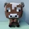 Gioco da 20 cm mucca marrone MC bambino bue giocattoli di peluche gioco MC mucca peluche morbidi animali di peluche giocattoli per bambini regali per bambini