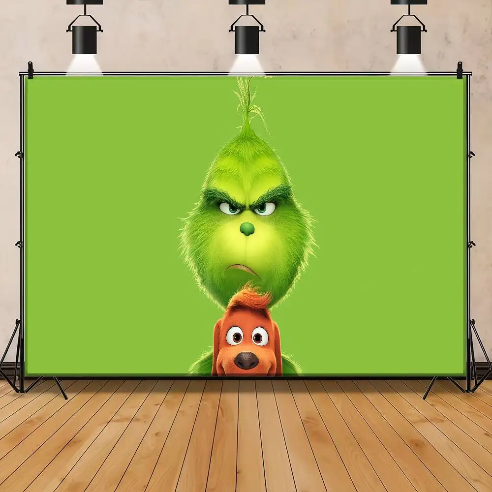 Cartoon G-Grinch Fotografie Kulissen Foto Tapete Hintergrund Papier Requisiten Für Foto Studio Schießen Produkt
