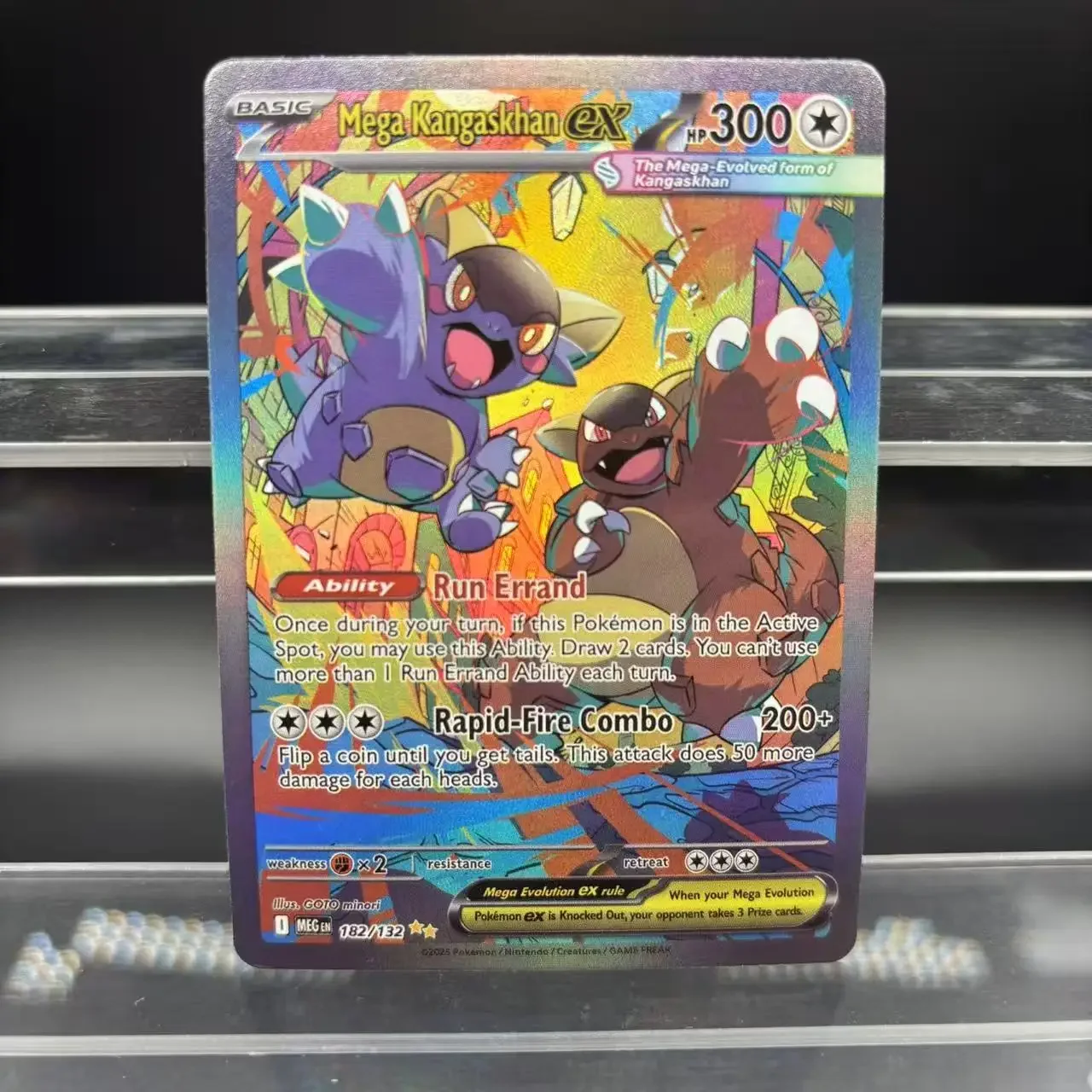 DIY PTCG Sammelkarten EN Mega Symphonia Mega Brave Gardevoir Lucario Selbstgemachte Einzelkarte Klassisches Spiel Anime Karte Geschenkspielzeug Image