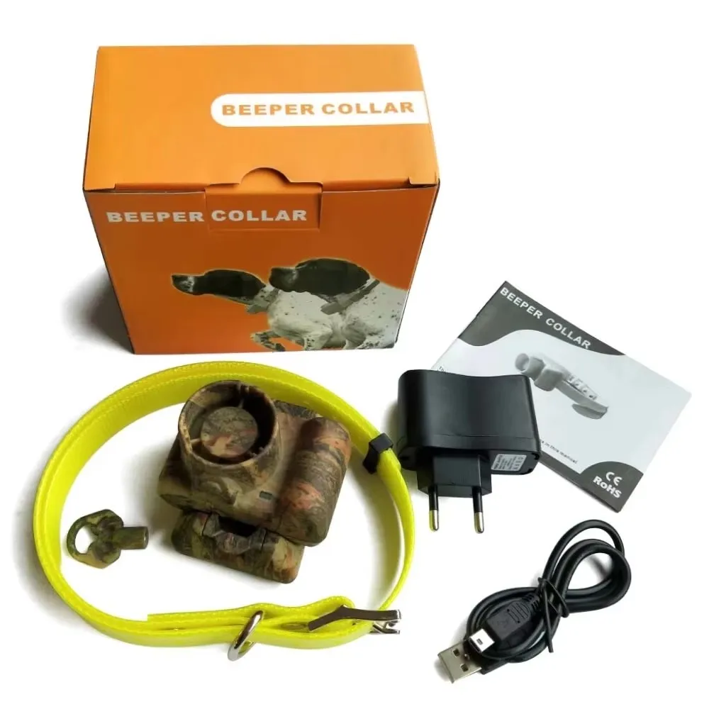 Collare di addestramento per cani ricaricabile Collari per beeper per cani da caccia Collari per beeper Collari per caccia elettrici Addestramento e caccia per cani