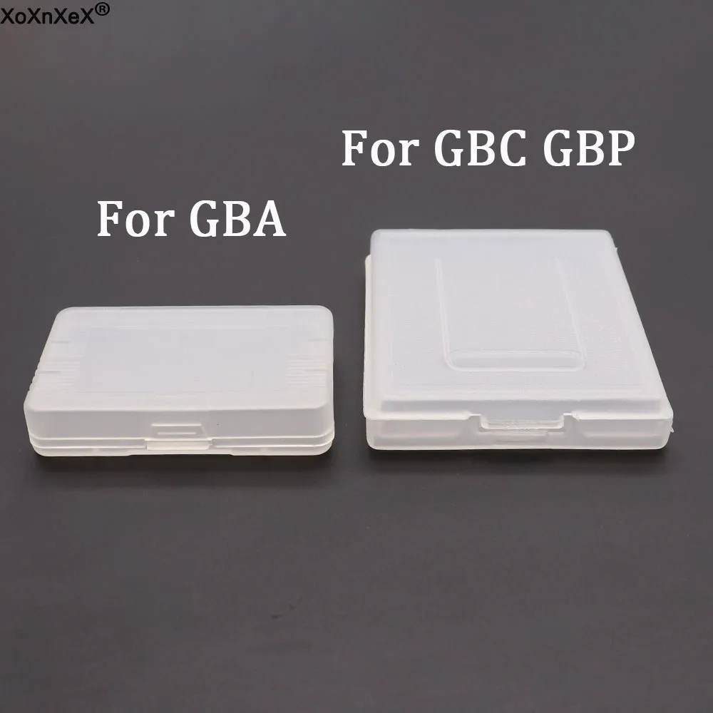 5Pcs Klar Spiel Patrone Fall Für Gameboy Advance GBA GBC GBP Kunststoff Staubdicht Box Abdeckung Für Nintend Gameboy Farbe tasche Image