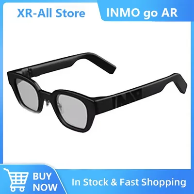 INMO Go Smart AR Glasses Wireless AI Assistant Glasses Music/Call/Translation/Teleprompter with INMO go App Only support Android
