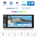 Podofo 2 + 64G Wireless Carplay Autoradio Android Mirrorlink Navigazione GPS Lettore multimediale per auto RDS WIFI Schermo diviso Autoradio