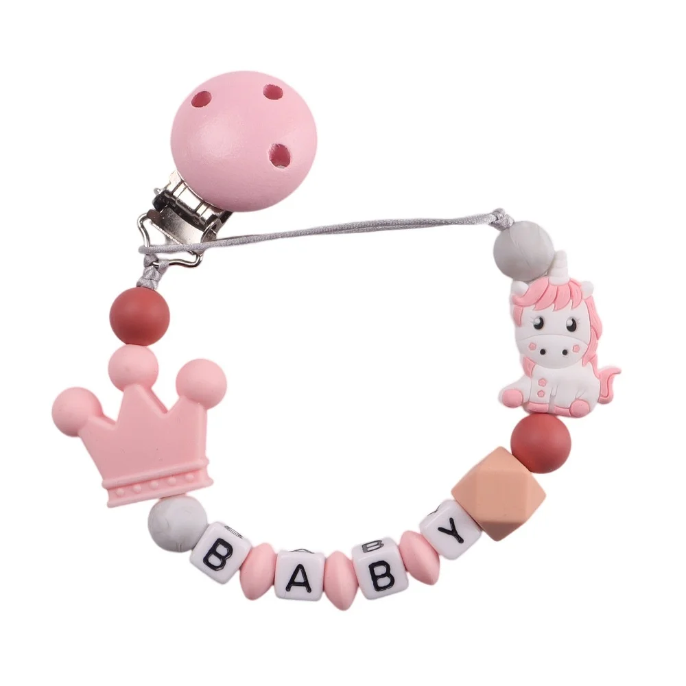 Baby Comfort Schnullerkette Kinder Silikon Non Bisphenol Schnullerkette Kinderspielzeug Anhänger Schnullerzubehör Image