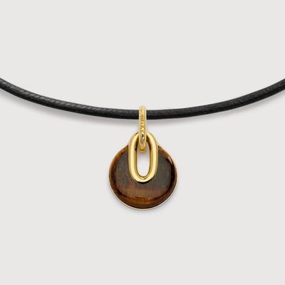 Kate Young Gemstone Pendant Cord Necklace