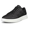 Sneaker ECCO "Move W", Damen, Gr. 40, schwarz, Leder, sportlich, Schuhe, Freizeitschuh, Halbschuh mit ergonomischer Fluidform Sohle