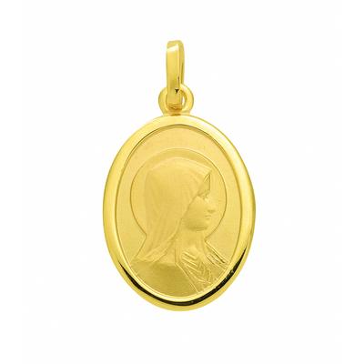 Kette mit Anhänger ADELIA´S "585 Gold Anhänger Madonna", gold, Halsketten, Damen, Gelbgold 585, Schmuckset - Set mit Halskette Image