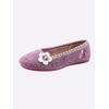 Hausschuh THIES, Damen, Gr. 41, lila (flieder), Polyester, modisch, Schuhe