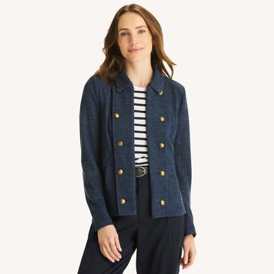 Nautica Women's Captain's Jacket Workshirt Blue, M