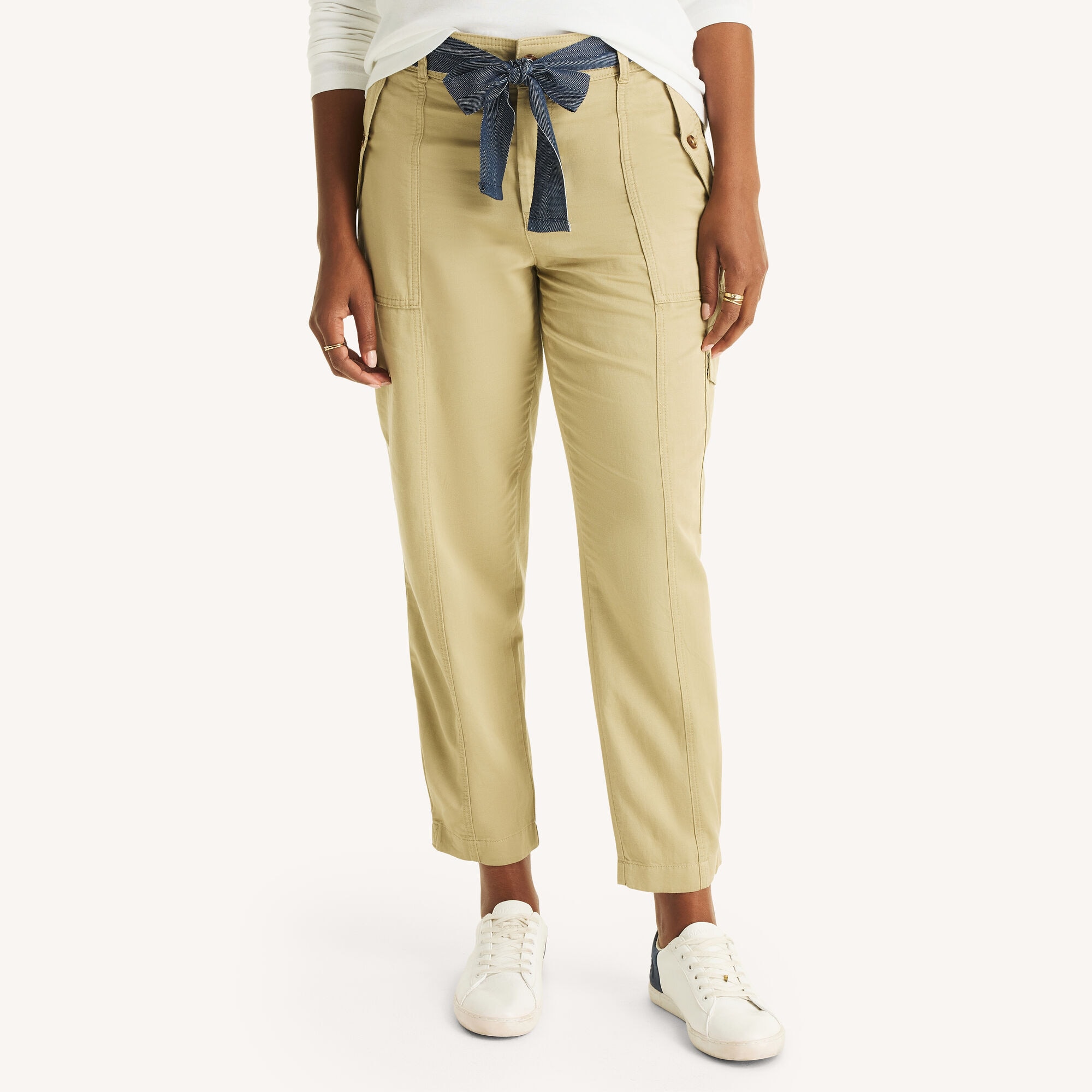 Nautica Women's Utility Cargo Pant 192 (Rope), 8