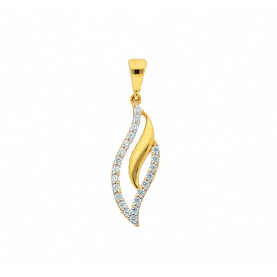 Ketten-Anhänger ADELIA´S "333 Gold Anhänger", gold, Schmuckanhänger, Damen, mit Zirkonia, Gold, mit Zirkonia Goldschmuck für Damen Image