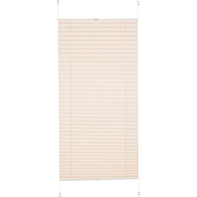 Plissee K-HOME "Klemmfix Pisa" Gr. 1, beige (creme), B:40cm H:130cm, Obermaterial: 100% Polyester, Plissees Image