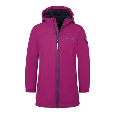 Trollkids - Girl's Kristiansand Coat - Softshelljacke Gr 140 lila Image