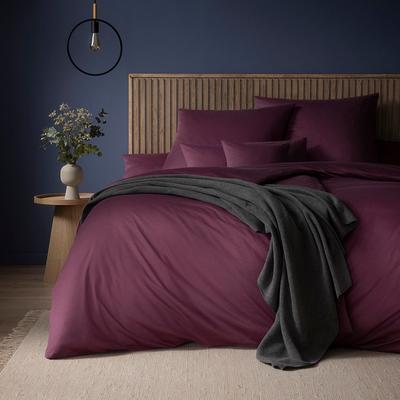 Bettwäsche ESTELLA "Takoma", lila (mauve), B/L: 155cm x 220cm, , Mako-Interlock-Jersey, B/L: 80cm x 80cm, Mako-Interlock-Jersey, Obermaterial: 100% Baumwolle, Bettwäsche Image