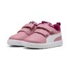 Sneaker PUMA "COURTFLEX V3 V INF", Gr. 27, rosa (poised pink, puma weiß, berry), Synthetik, sportlich, Schuhe, für Kinder