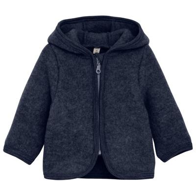 Huttelihut - Kid's Jacket Ears Wool Fleece - Merinojacke Gr 104 blau Image