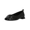 Ballerina CLARKS "Ubree15 Poppy", Damen, Gr. 39, schwarz, Leder, elegant, Schuhe, im simplen und eleganten Look