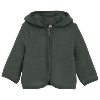 Huttelihut - Kid's Jacket Ears Wool Fleece - Merinojacke Gr 110 grau Image