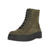 Stiefelette CLARKS "Torhill Rise", Damen, Gr. 40, grün, casual, Schuhe, mit subtilem Reißverschluss für einfaches Anziehen
