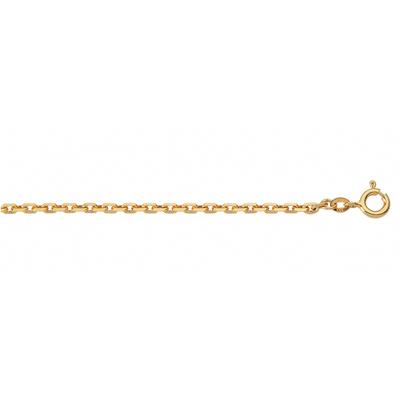 Silberkette ADELIA´S "925 Silber Anker Halskette Ø 1,9 mm" Gr. 60, gold (vergoldet), Halsketten, Damen, 60, Silber 925 (Sterlingsilber), Silberschmuck für Damen Image