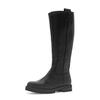 Stiefel GABOR "DAVOS", Damen, Gr. 37, XL-Schaft, schwarz, Kalbsleder, unifarben, klassisch, Schuhe, Blockabsatz, Langschaftstiefel in Komfortweite H (= sehr weit)