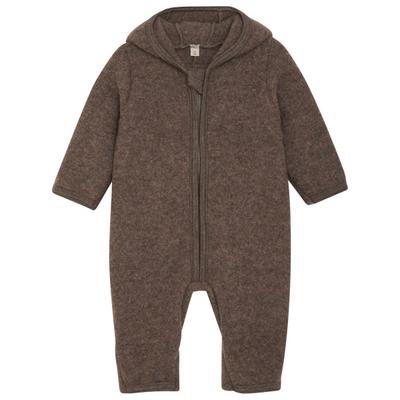 Huttelihut - Baby's Pram Suit Wool Fleece - Overall Gr 104 braun Image